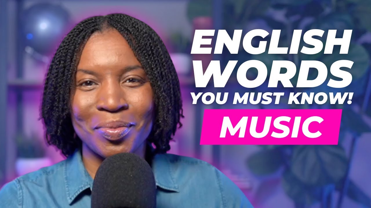 TOPICAL ENGLISH VOCABULARY | ENGLISH WORDS ABOUT MUSIC