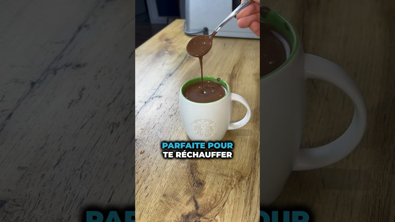 Recette chocolat chaud onctueux et r&eacute;confortant #recette #chocolat #gouter #lessecretsdegeoffrey