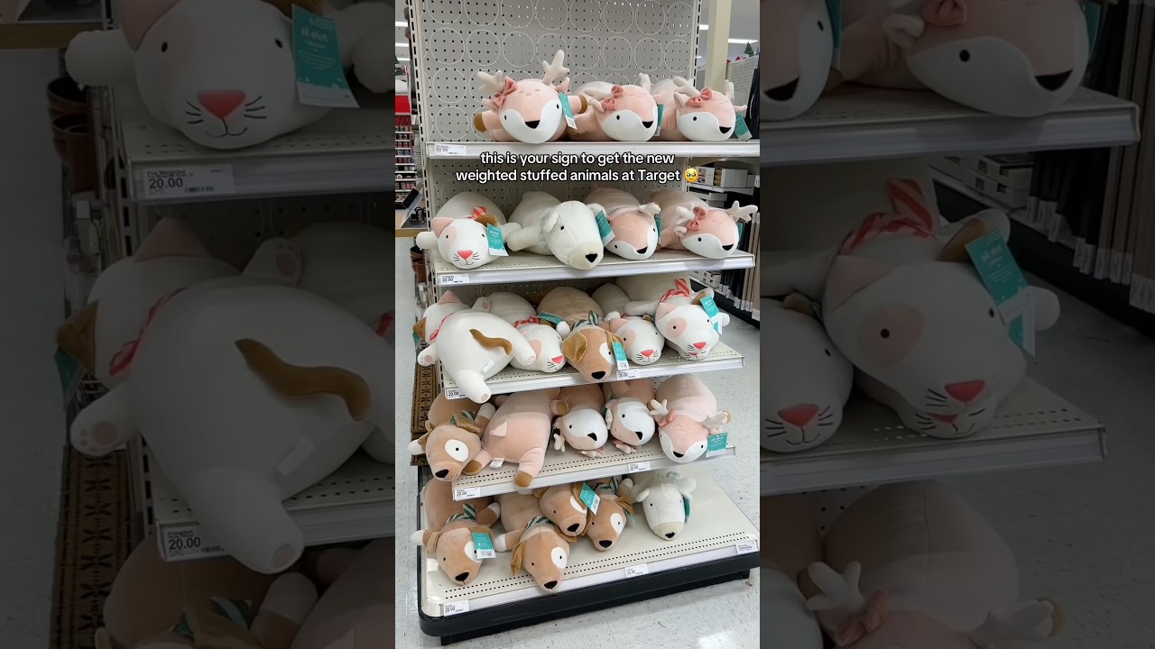 Target weighted stuffed animals!! #shorts