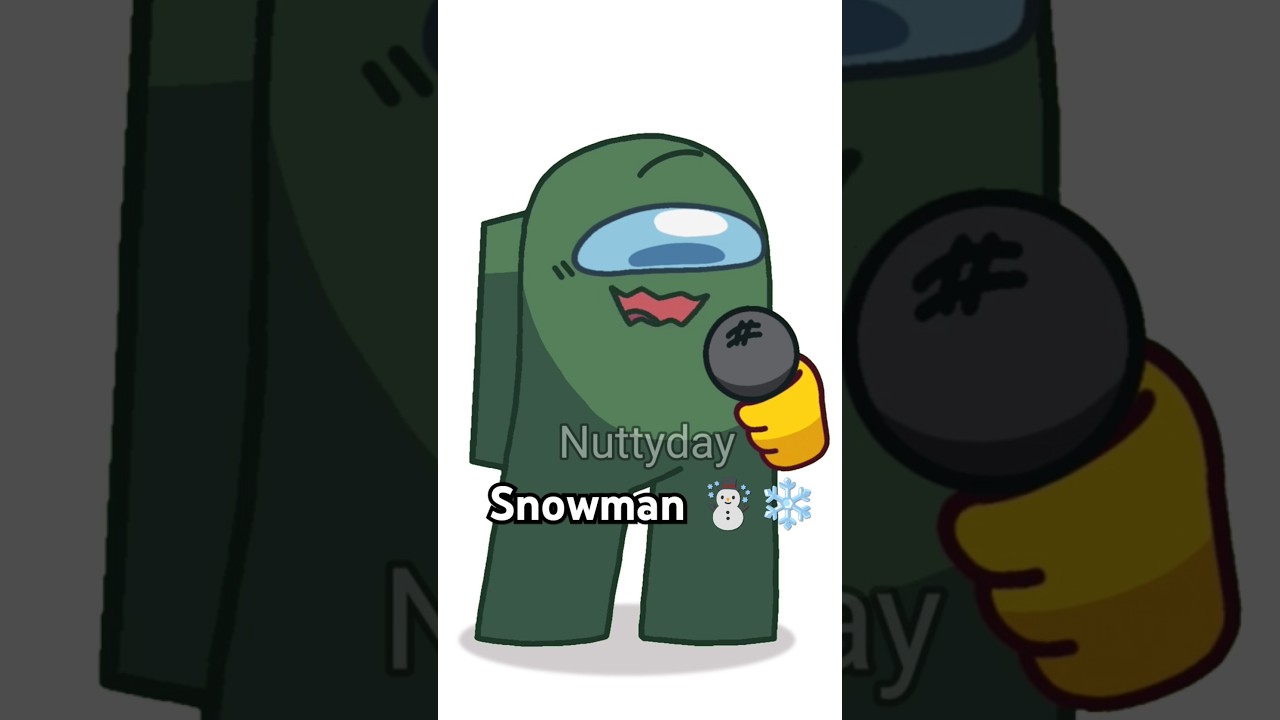 Among Us Rodamrix || Sia - Snowman || Fortegreen x Gray/Tan || animation meme #amongus #viral #tween