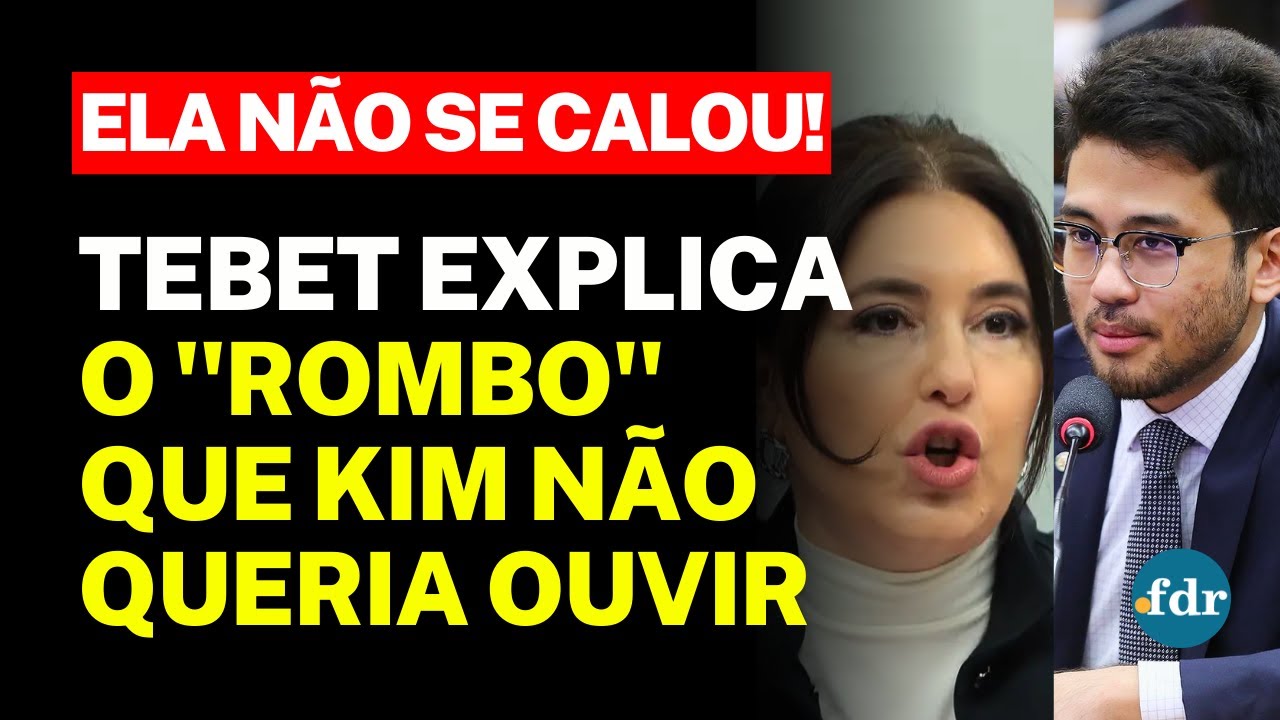 🔥 KIM KATAGUIRI PASSA VERGONHA E LEVA LIÇÃO DE SIMONE TEBET, QUE DÁ AULA SOBRE CONTAS PÚBLICAS