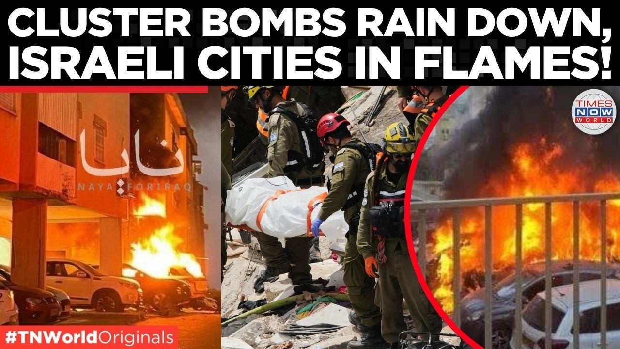 ISRAEL UNDER FIRE: Iranian Cluster Bombs Strike Tel Aviv; Shrapnel Tears Through Iron Dome!