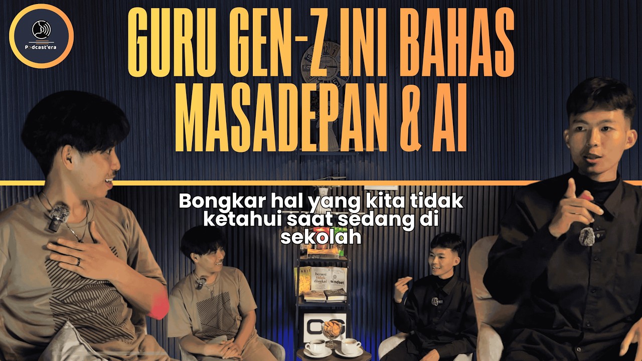 Pesulap Hitam ini ternyata seorang guru Gen-Z sekaligus kreator digital [Podcastera.5.-Guru Gen-z