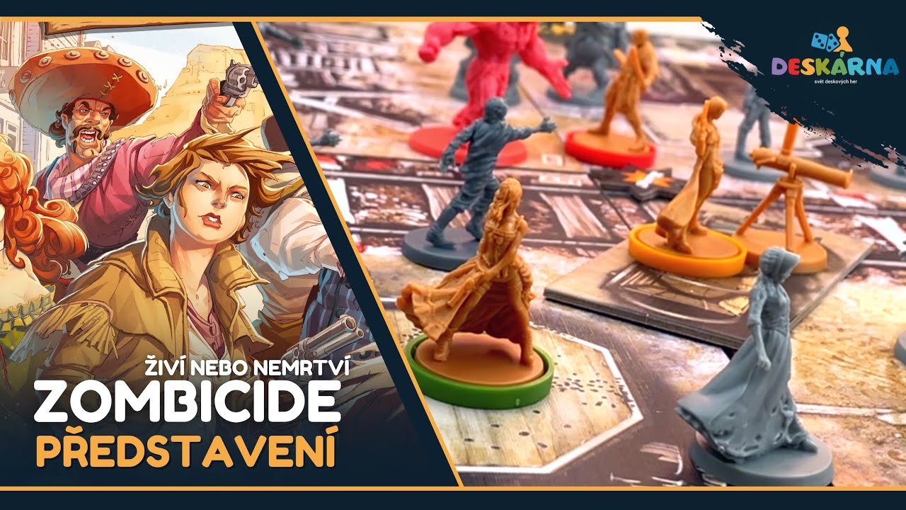 Zombicide: Živí nebo nemrtví - Vydejte se na Divoký západ pokosit pár zombíků 🧟🤠