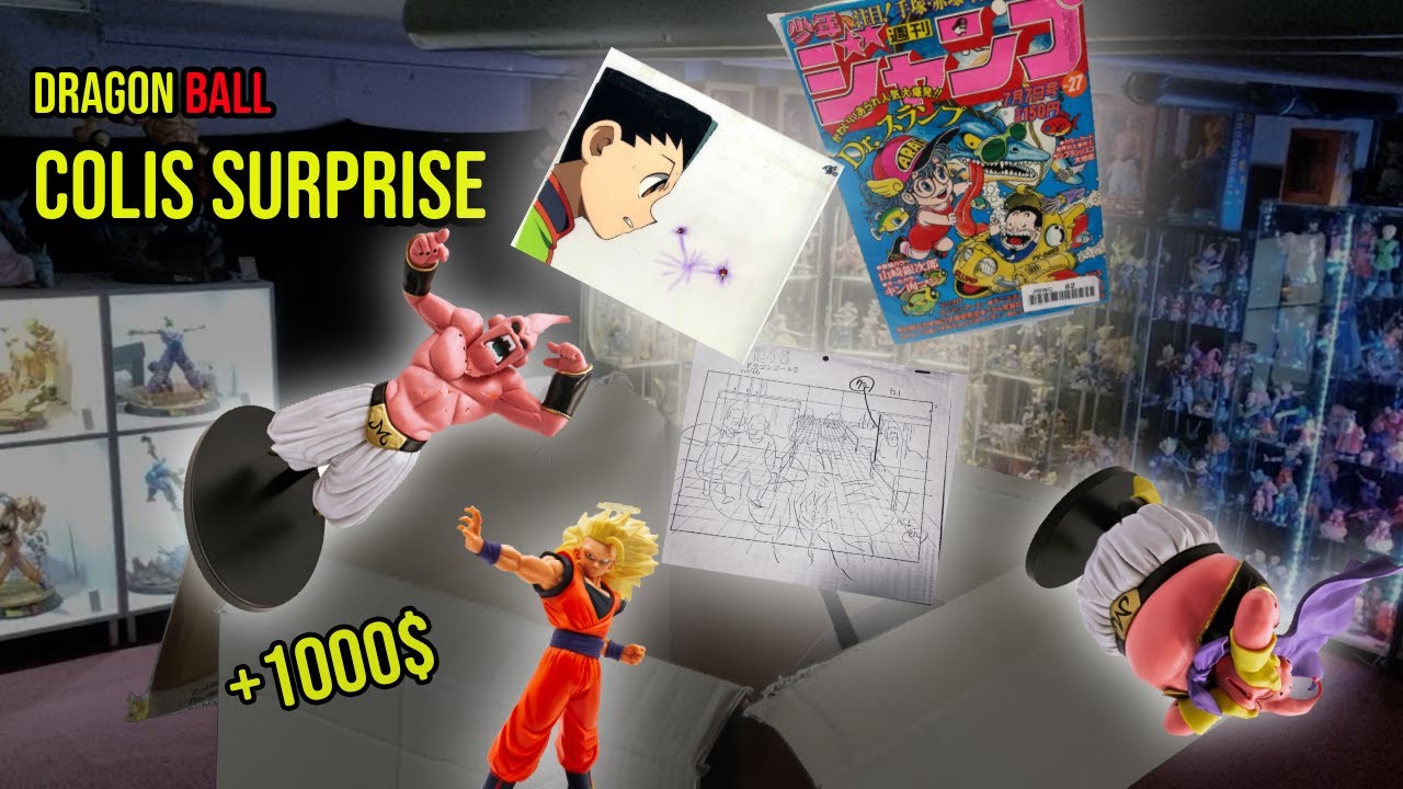 ➕️ 1'000💲 dans ce colis  ! Figurines, Cello, Shonen. Déballage de folie 😱 !
