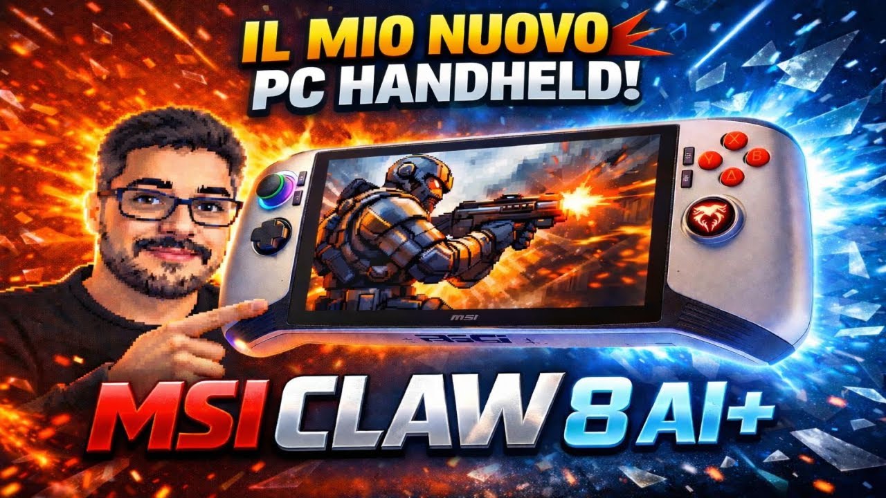 IL MIO NUOVO PC HANDHELD - MSI CLAW 8 AI+ - IL MIGLIORE?!