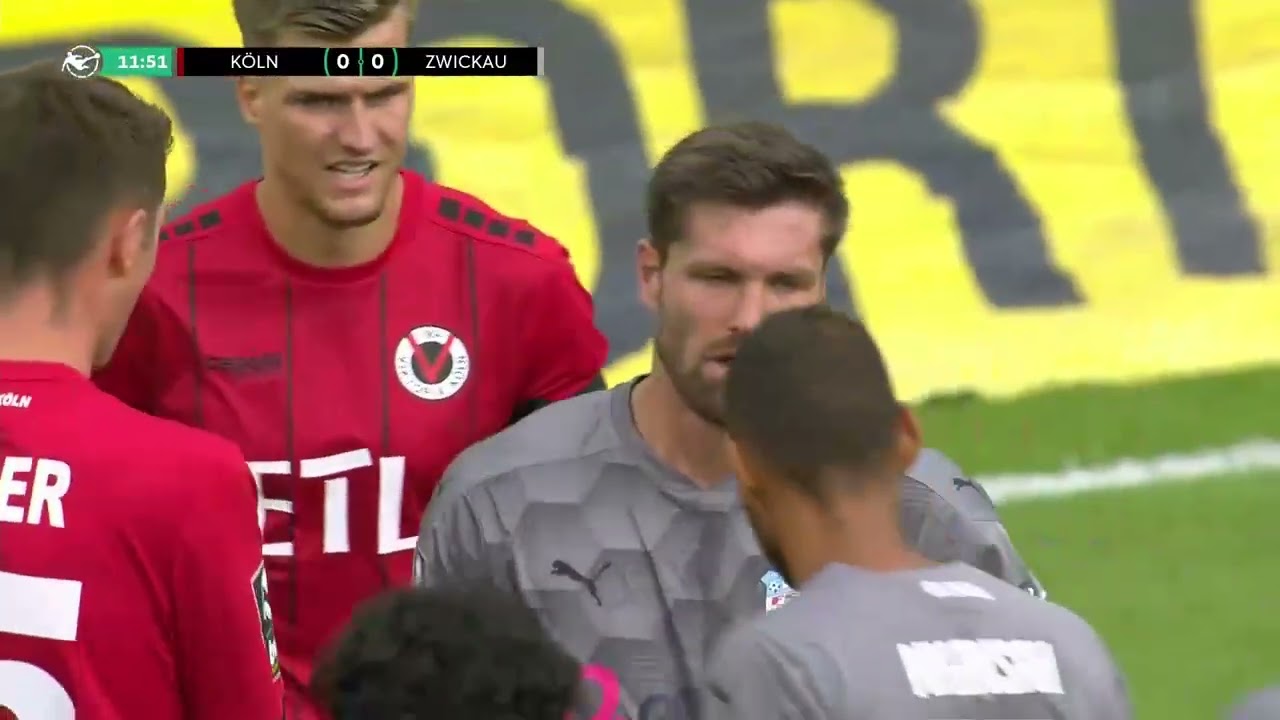 Johan Gómez: 3.Liga: Victoria Koln (1) vs FSV Zwickau (1) 07.31.21 (Koln, Germany)