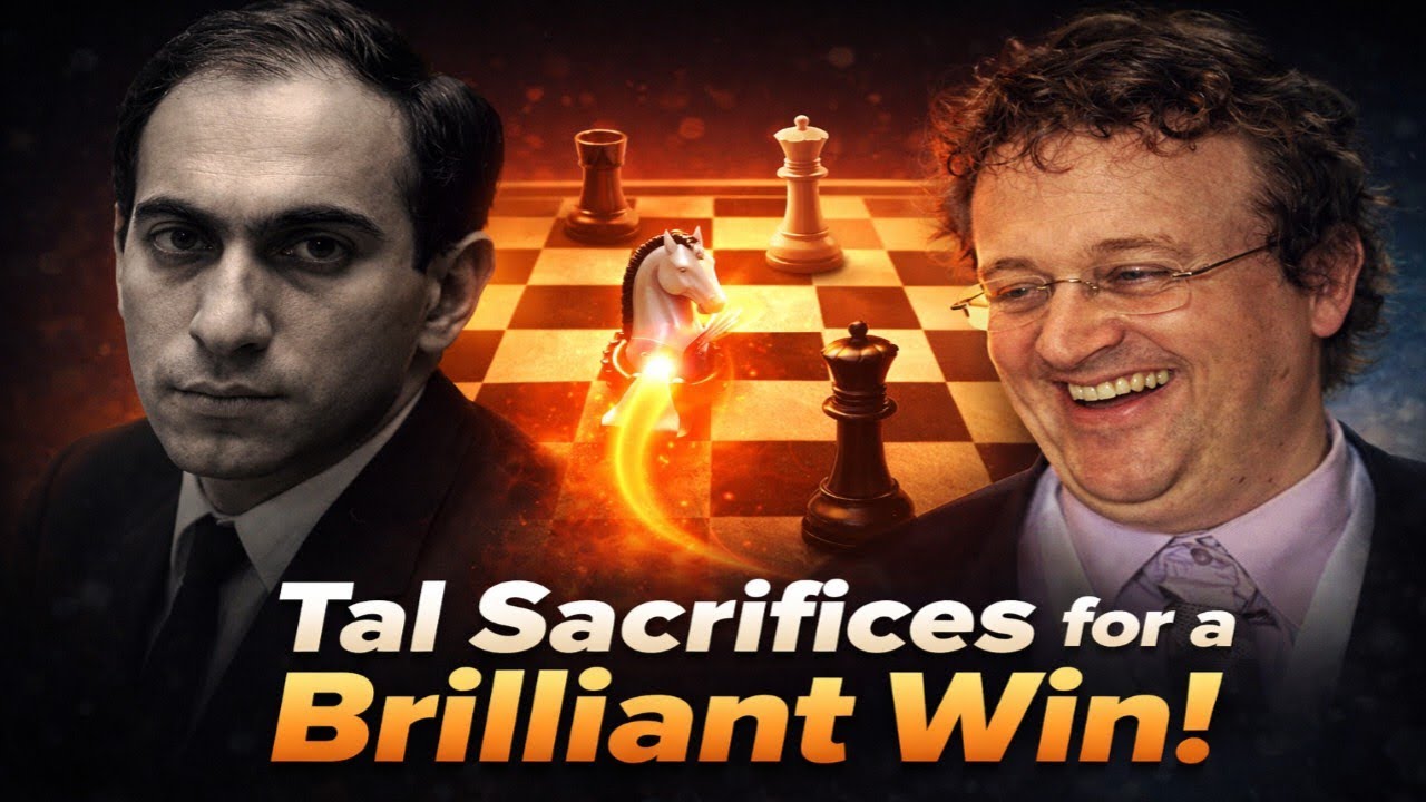 Tal’s Nxf5 Sacrifice Leads to a Winning Endgame | Sochi 1986