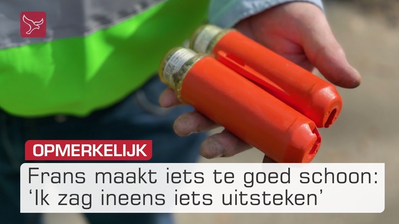 Wat doen die oranje buisjes in de grond in Lelystad?