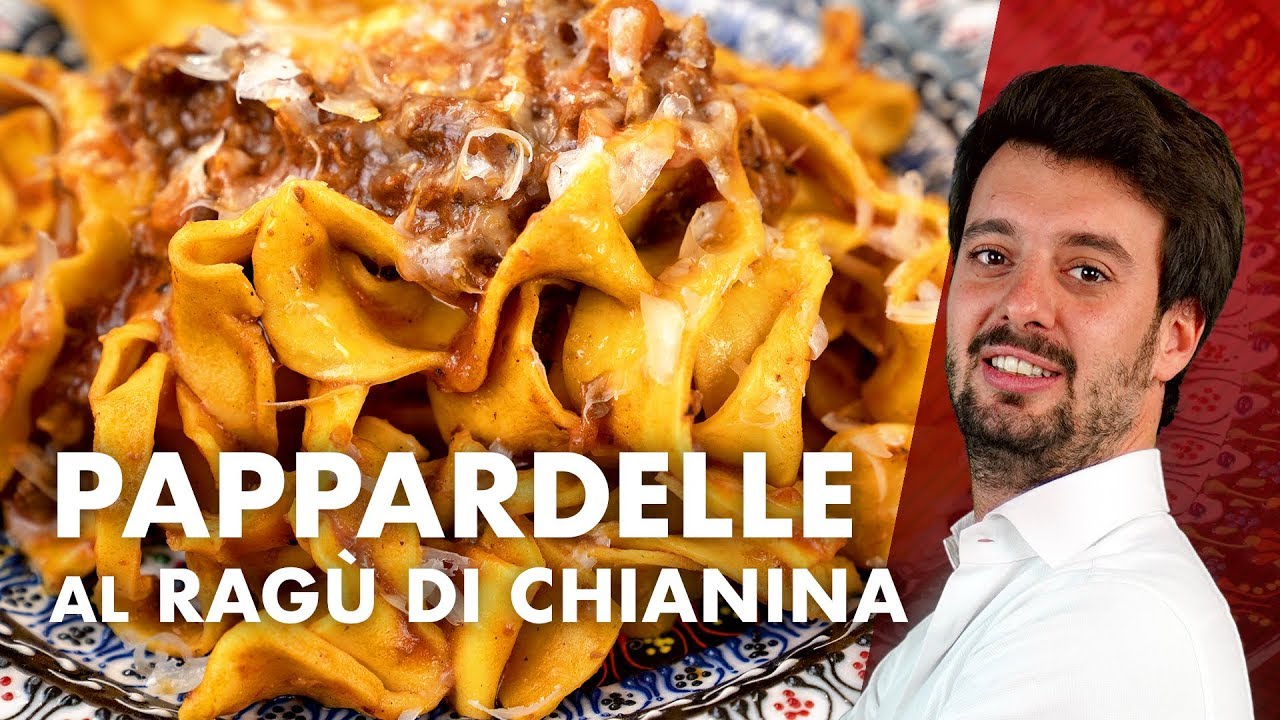 Pappardelle al ragù di Chianina: la ricetta tradizionale italiana!
