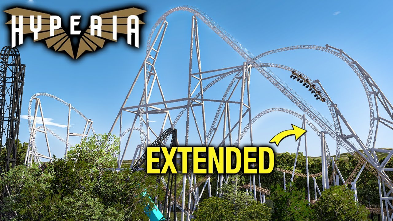HYPERIA: EXTENDED LAYOUT - Thorpe Park - NoLimits 2 Alternate Ending