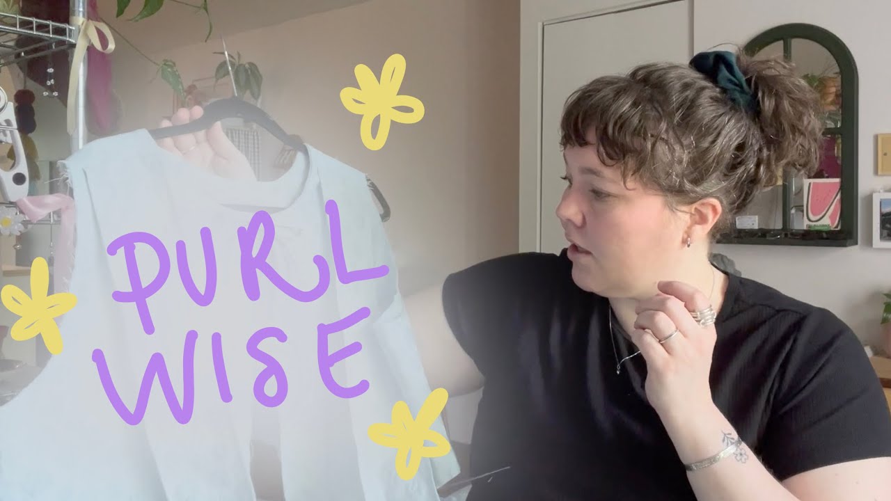Purlwise Knitting Podcast Episode 29: Sewing a wedding dress!!
