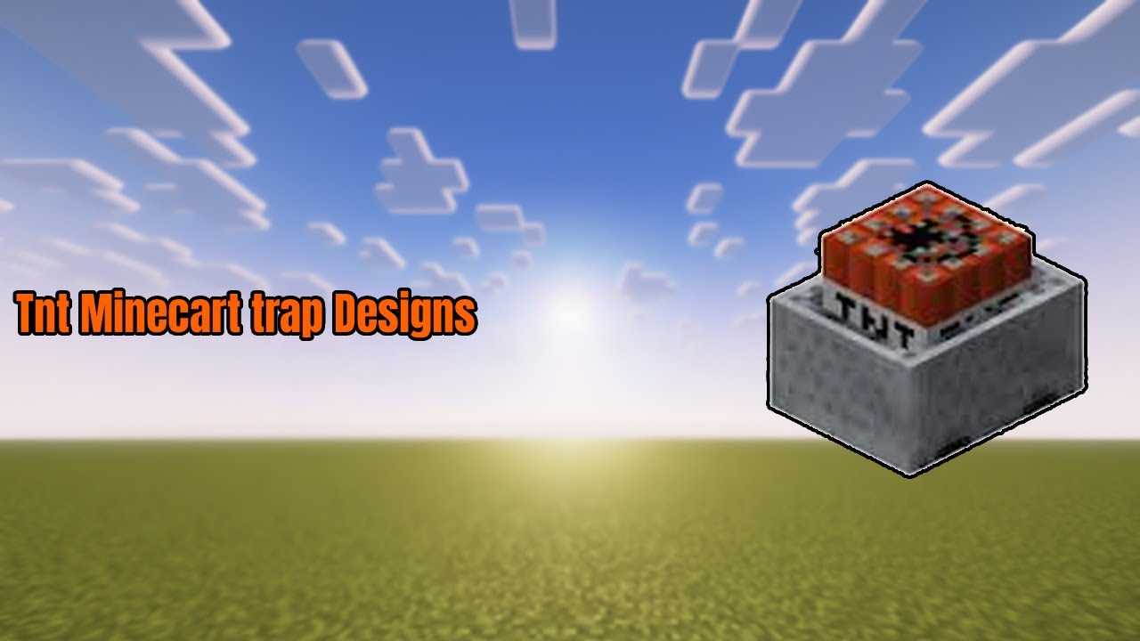 How To Make TNT Minecart Traps In Minecraft Bedrock!
