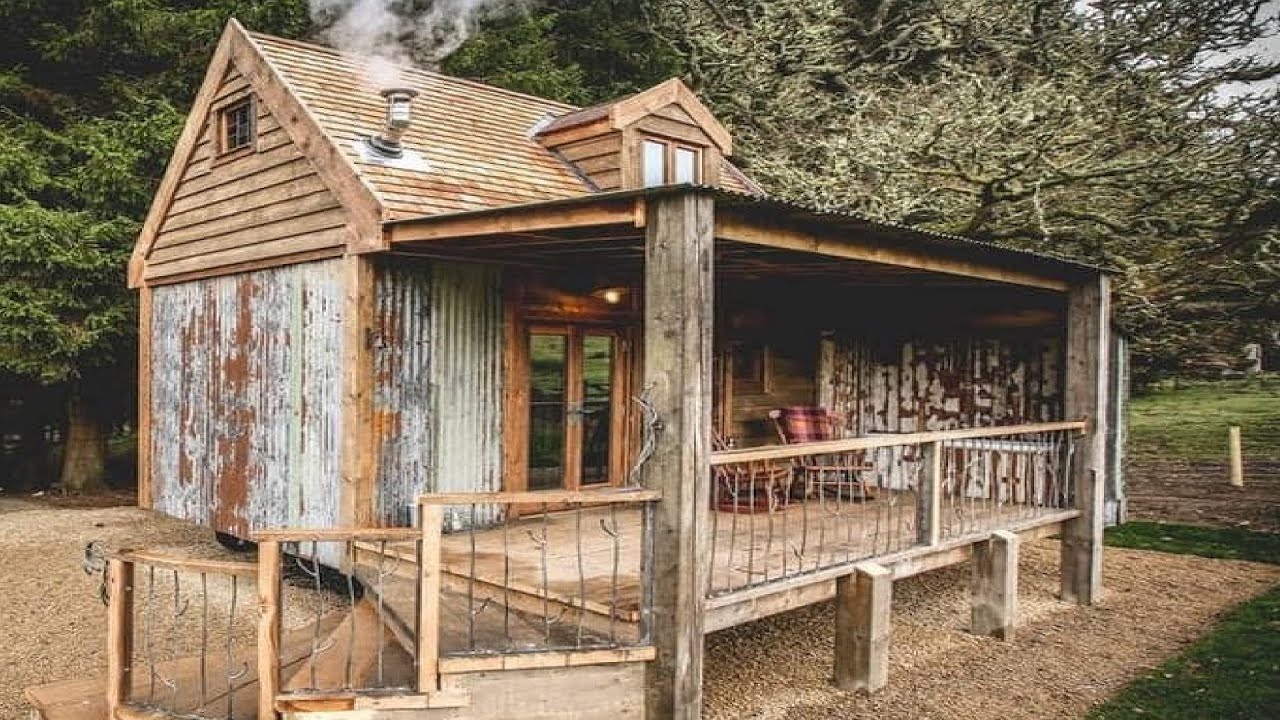 Amazing Rustic Cabin House Has It All
