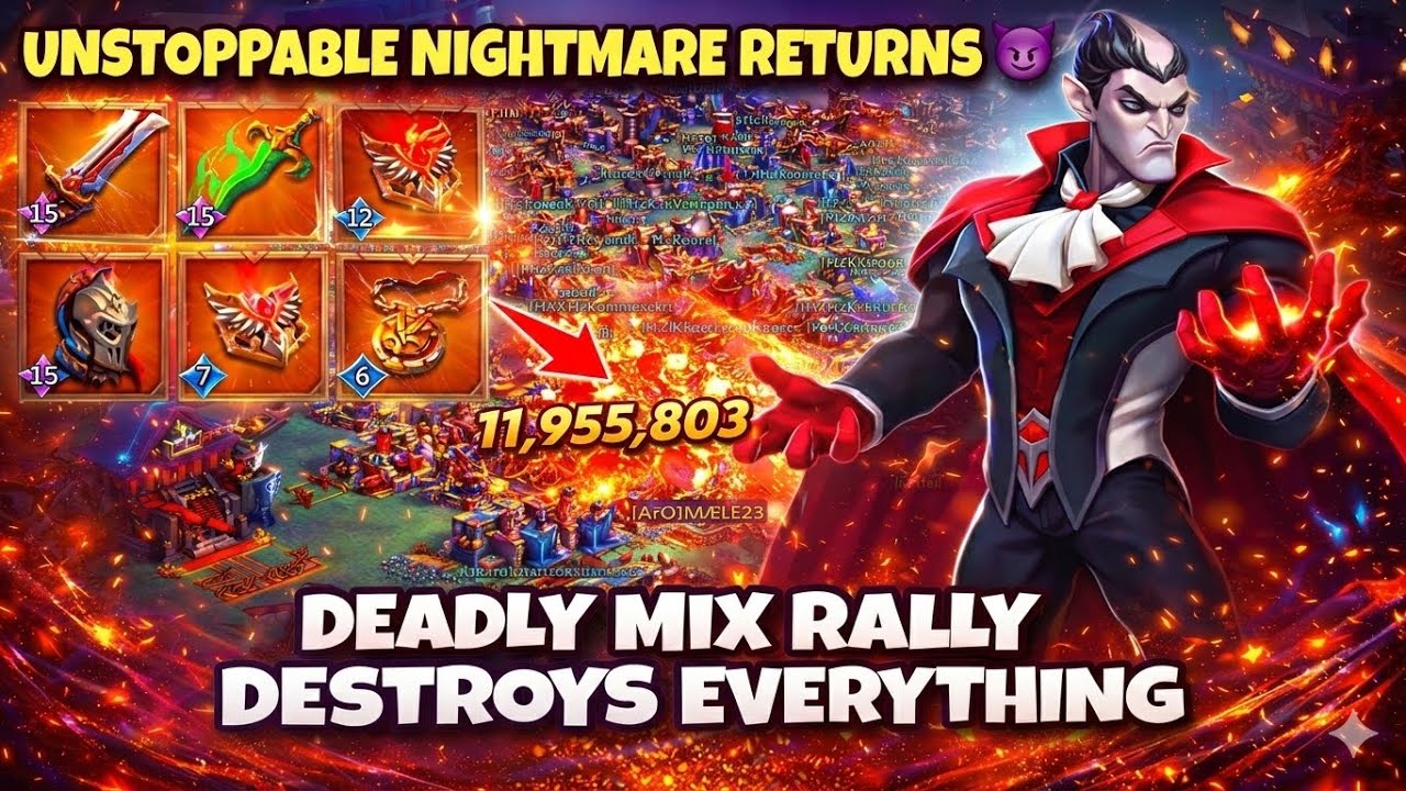 Кошмар вернулся 😈 Смертельный митинг уничтожен #lordsmobile