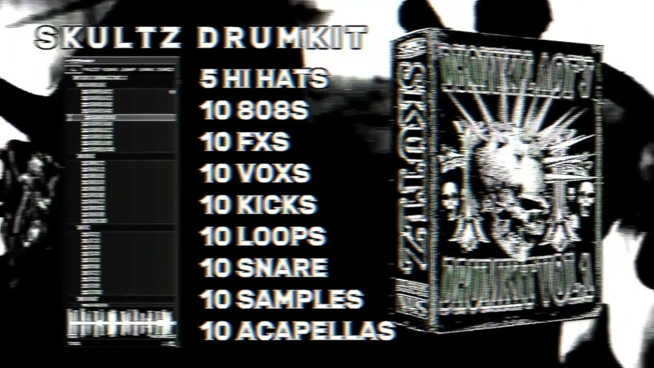 [FREE] MEMPHIS PHONK DRUM KIT - ACAPELLAS - SAMPLES - DRUMLOOPS / SKULTZ DRUMKIT VOL.1