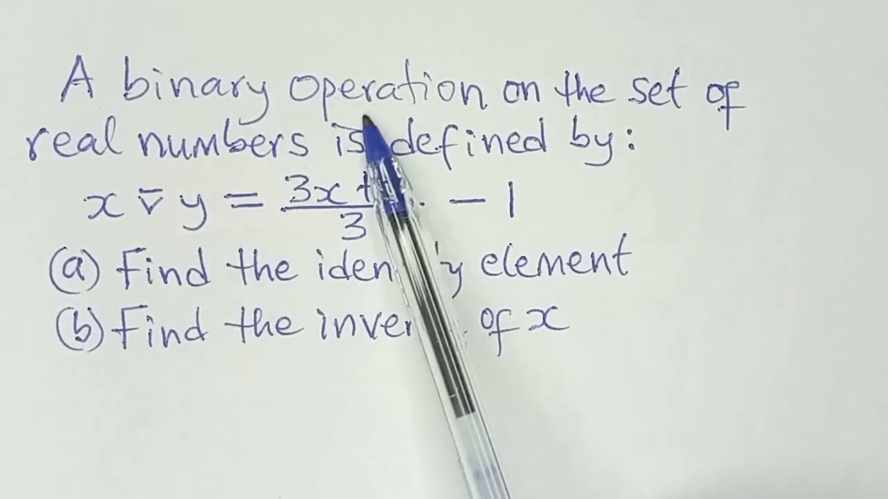 Binary Operations Algebra || Step-by-Step Tutorial Guide