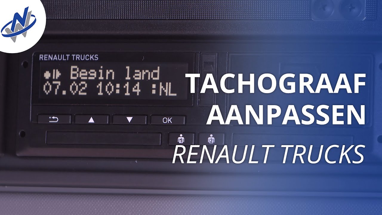Landcode aanpassen op digitale tachograaf | Renault Trucks | Nijwa |