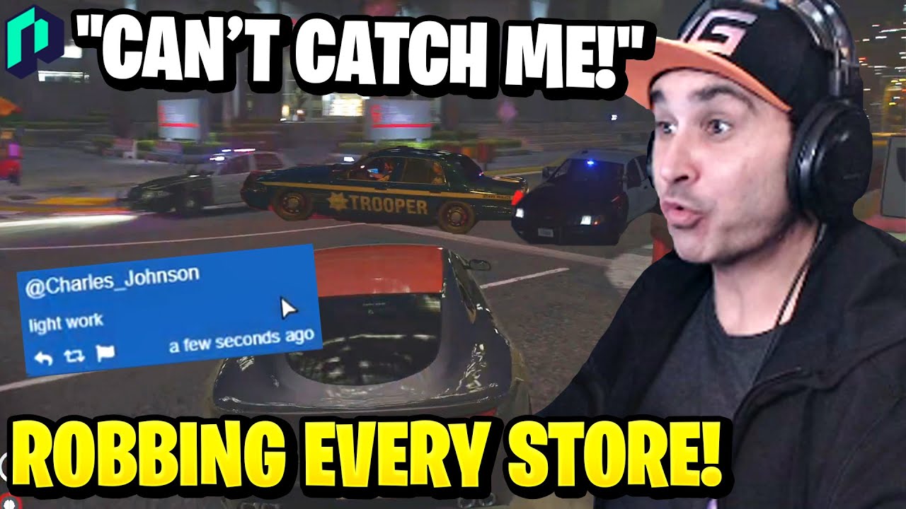 Summit1g Goes Rogue & TROLLS Cops to Chase Him! | GTA 5 NoPixel RP