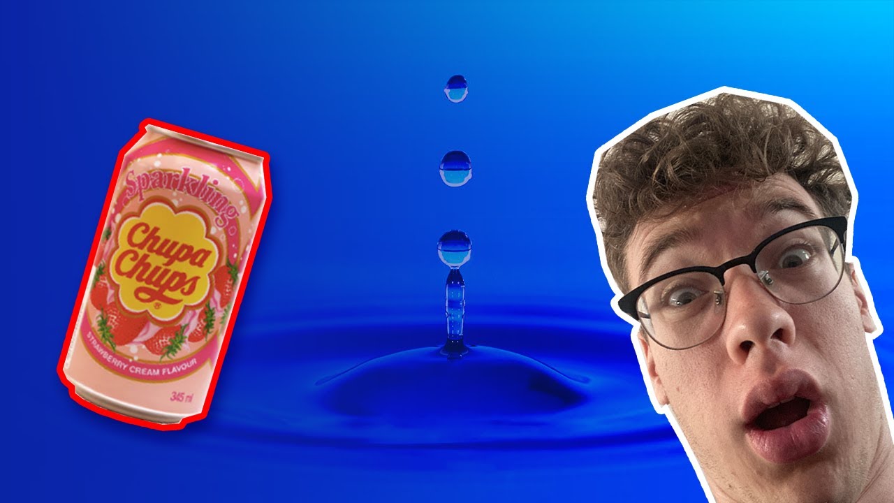 Chupa Chups Strawberry Cream Drink Review (speedrun)