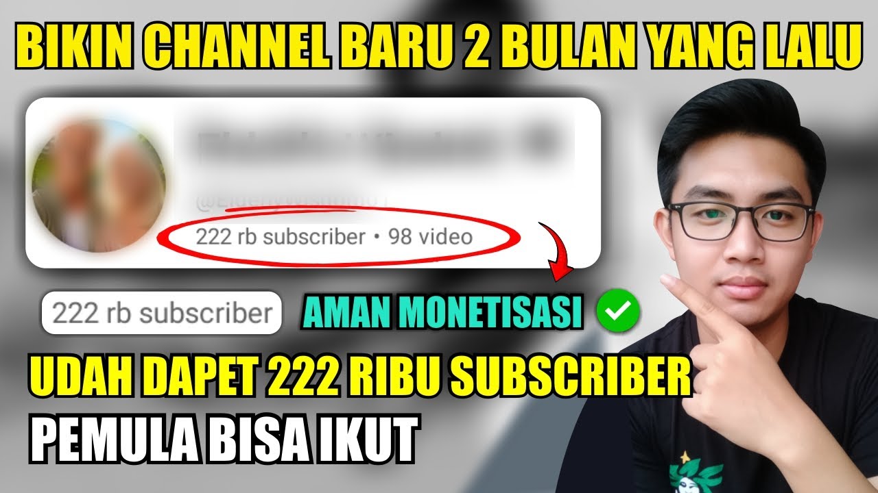 Rahasia Channel Baru 2 Bulan Bisa Dapet 222 Ribu Subscriber, Peluang Ide Konten Buat Pemula