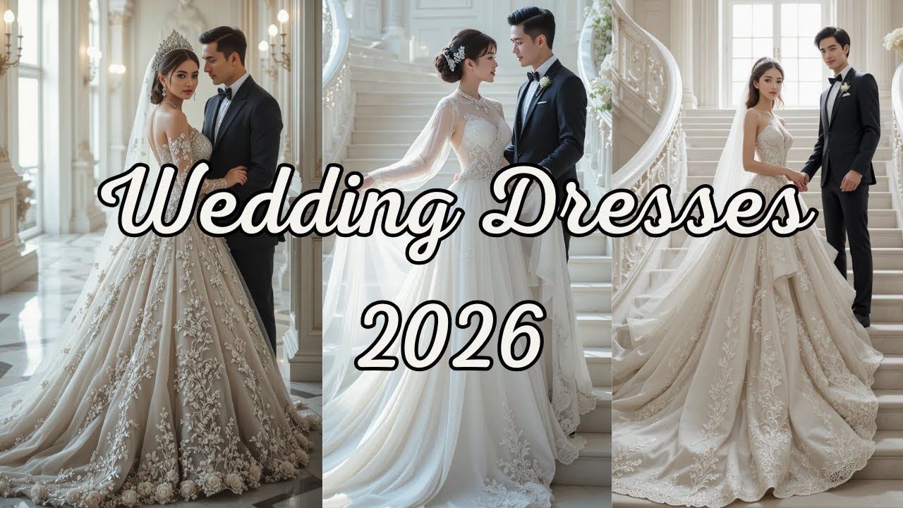 Wedding Dresses 2026 That Made Brides Stop Scrolling#weddingdresses2026#bridalgown#bride#bridalstyle