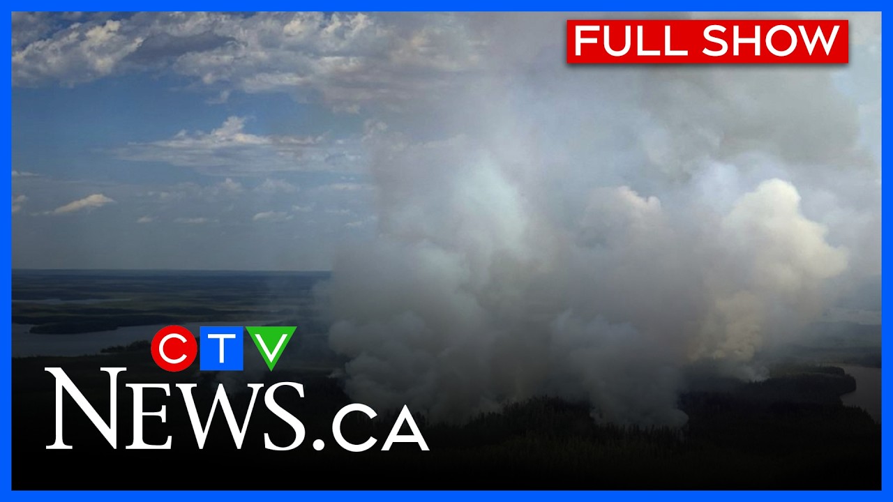Лесные пожары стали причиной приказов OPP об эвакуации | CTV News Северный Онтарио в 11:30, 13 ию...