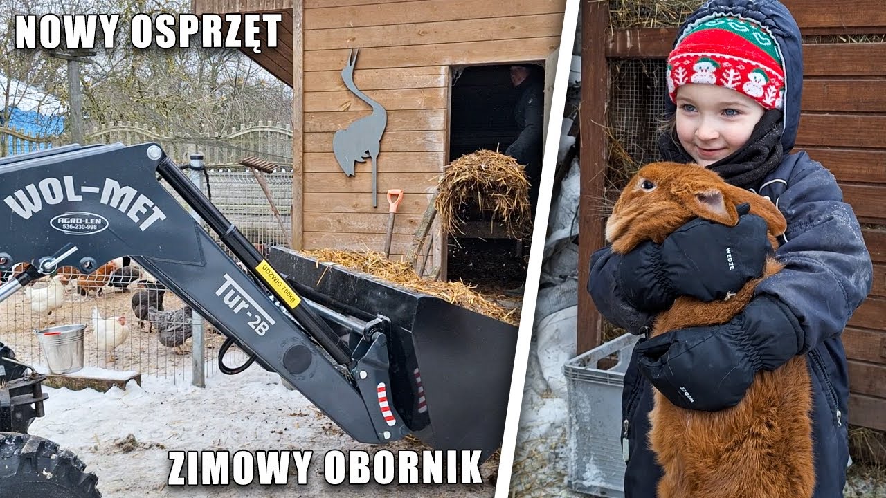 Nowy osprzęt i zimowy obornik 🚜🐔