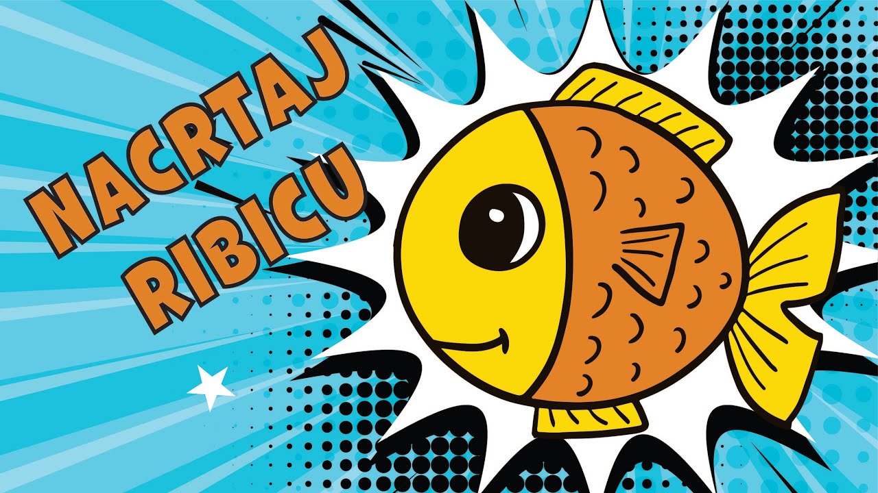 RIBICA // CRTALICA // KREATIVNI KUTAK // UČIMO CRTATI //