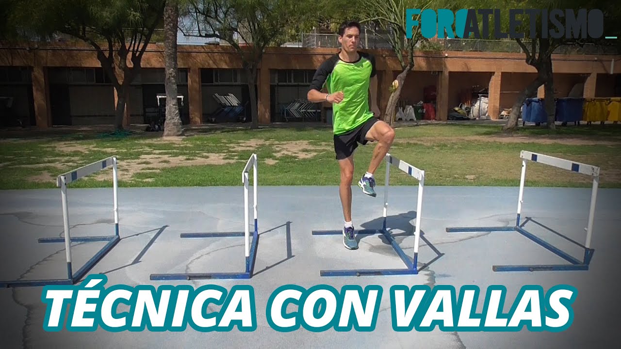 Técnica de carrera con vallas