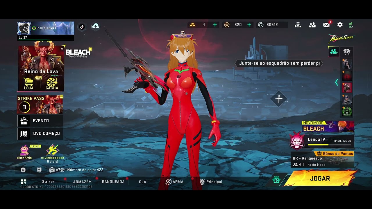 Vendo conta blood strike,  no preço 