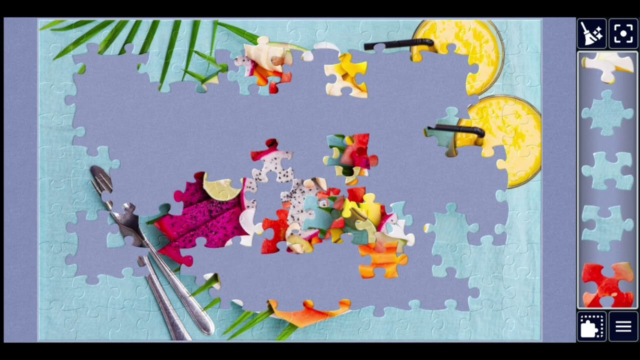 Exotic Fruit Selection with Juice🥰💞🎉🌿🥤🥂🍹jigsawpuzzle🧩🧩//#viralvideo #videos @jigsawpuzzle667 