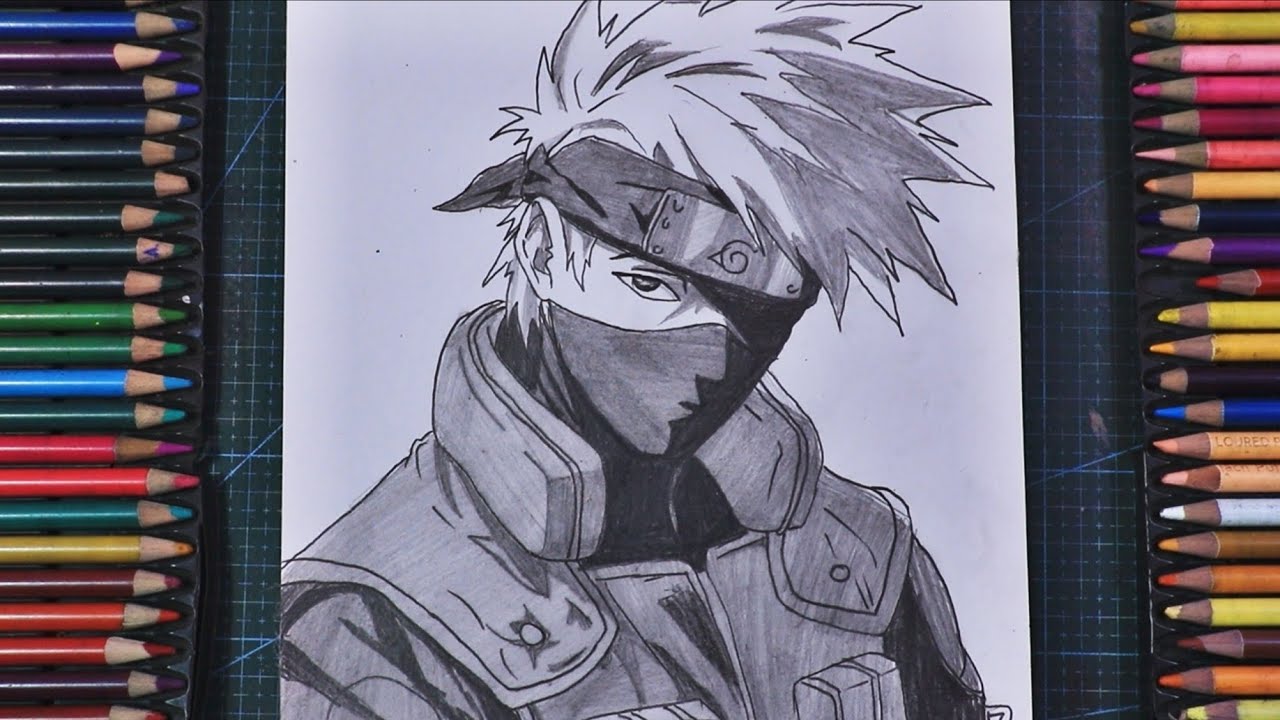 How to draw Kakashi Hatake || Naruto || Anime step by step || Easy drawing