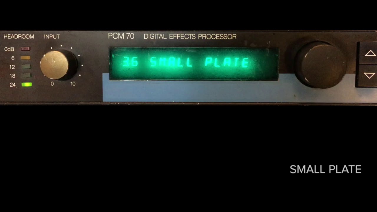 Lexicon PCM70 Reverbs on SH101 :: Aphex Riff