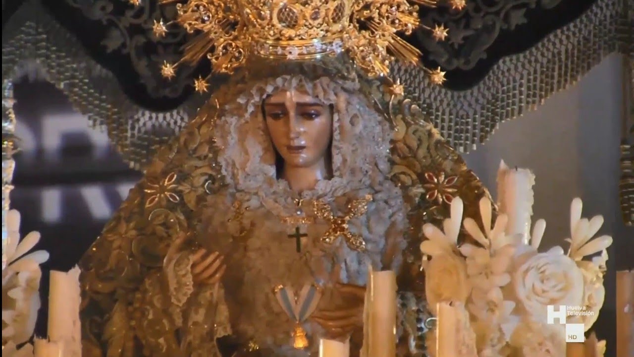 Ntra. Sra. de la Esperanza, Reina de Huelva, en Carrera Oficial - Miércoles Santo 2025