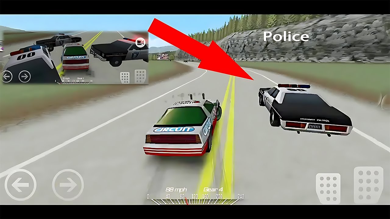Test Driver Demolition Derby 2, Kitt Retro | Police Car Demoltion Android Gameplay