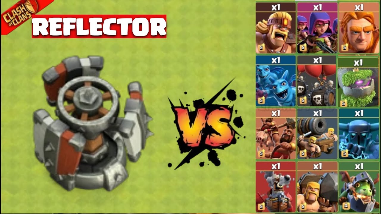 *New* Reflector vs All Troops | Clan Capital | Clashflict