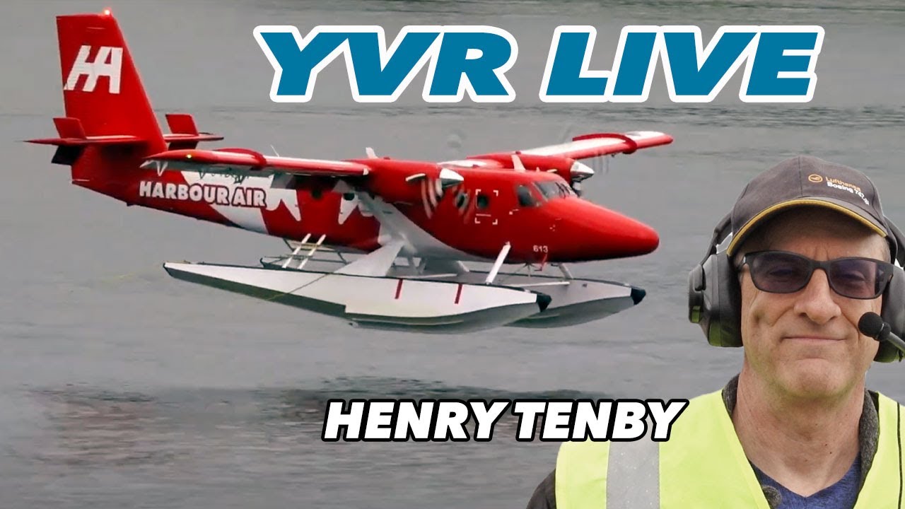 Vancouver Downtown Harbour Airport LIVE plane spotting | with Henry Tenby | JULY 3 2025