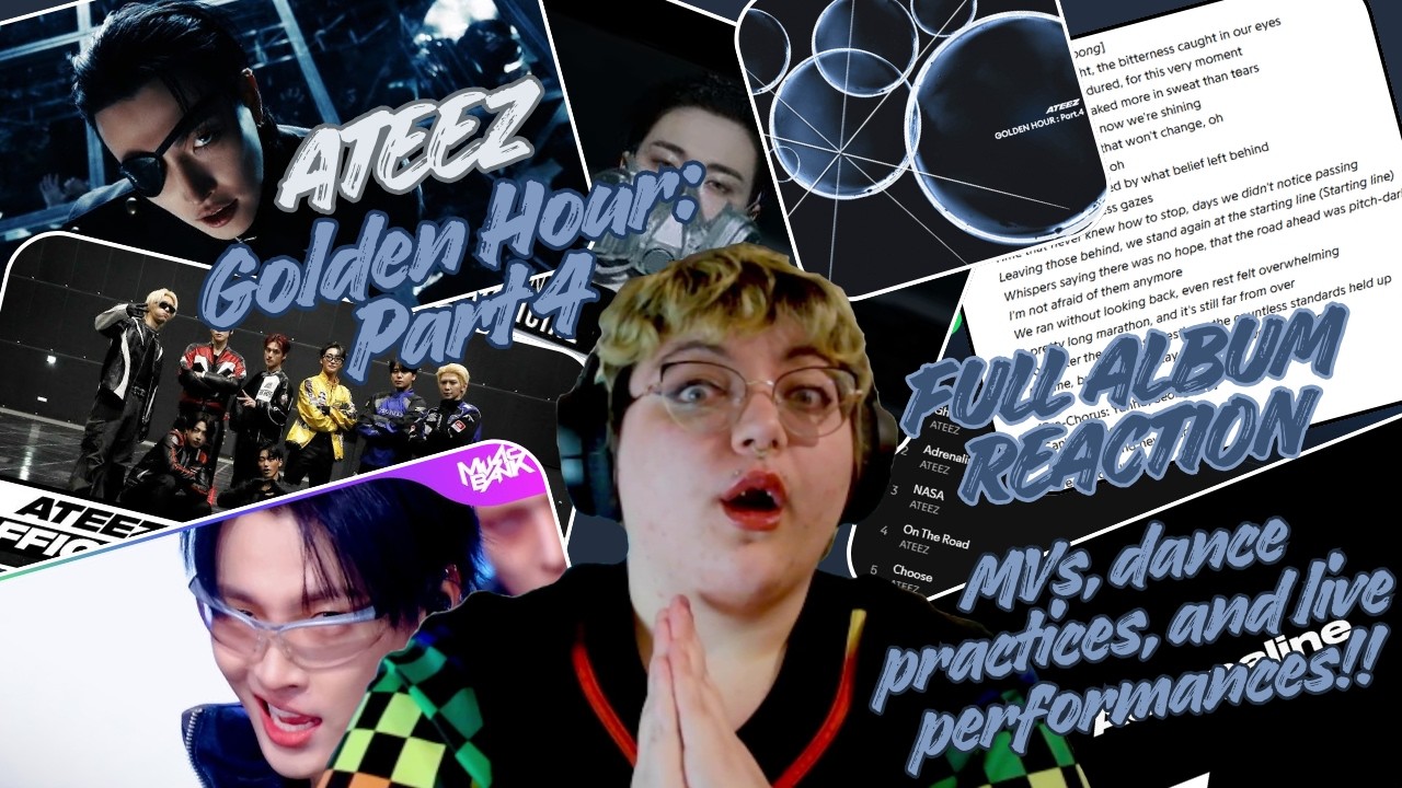 Why is ATEEZ so COOL?! Reaction to Adrenaline+NASA MVs and live! Golden Hour: Part 4 album analysis!