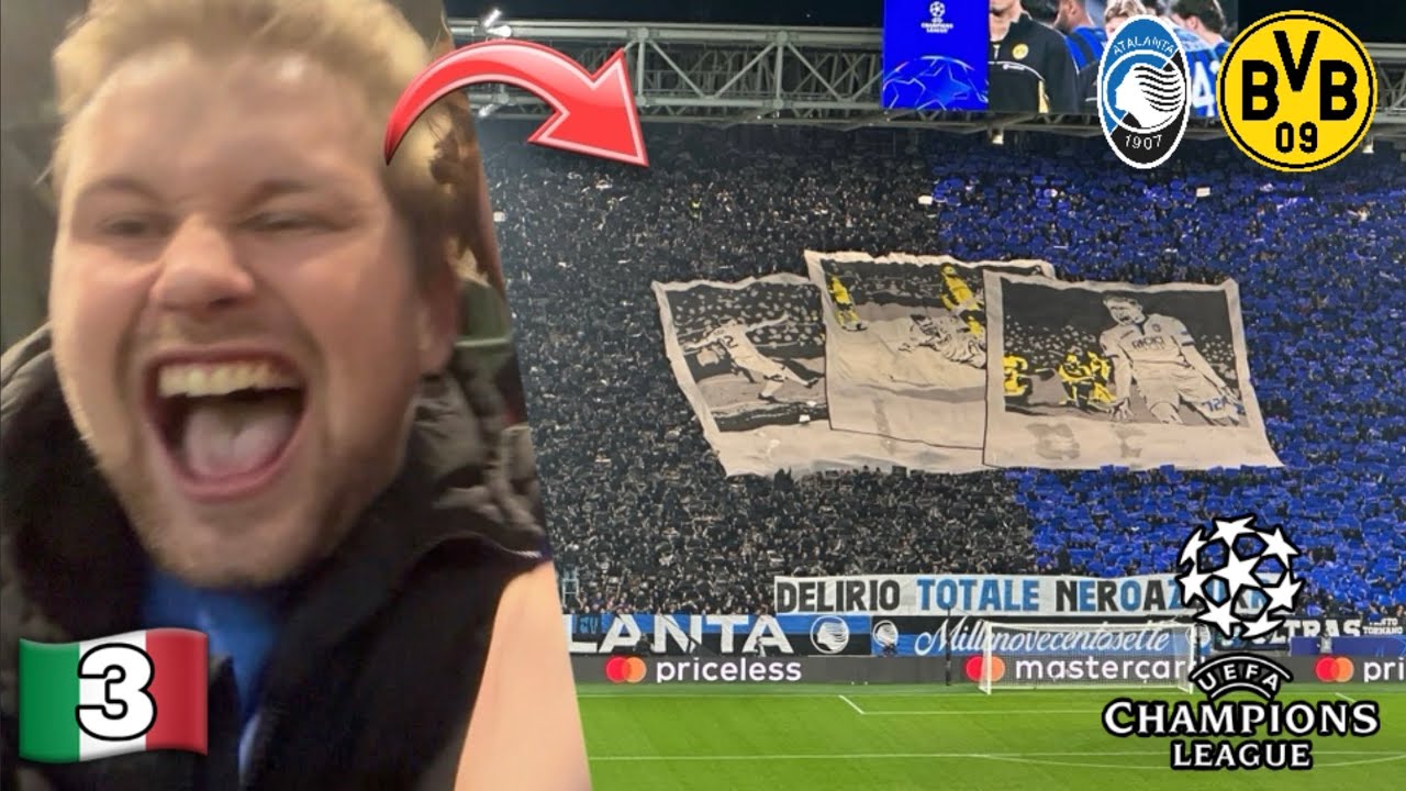 INSANE ATMOSPHERE AS ATALANTA WIN IN THE LAST MINUTE OF THE GAME! Atalanta - Dortmund Matchday Vlog 