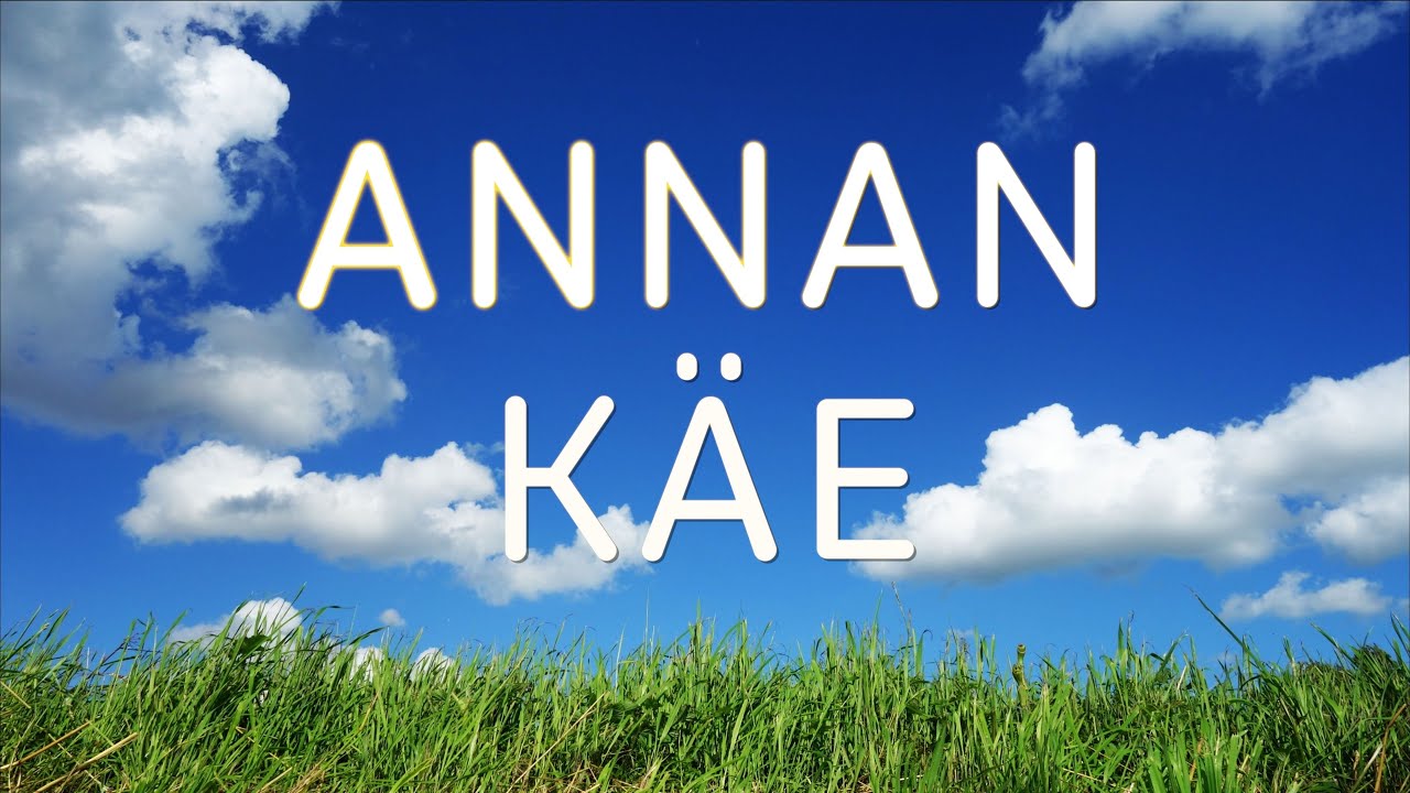 Annan käe (fonogramm + tekst)