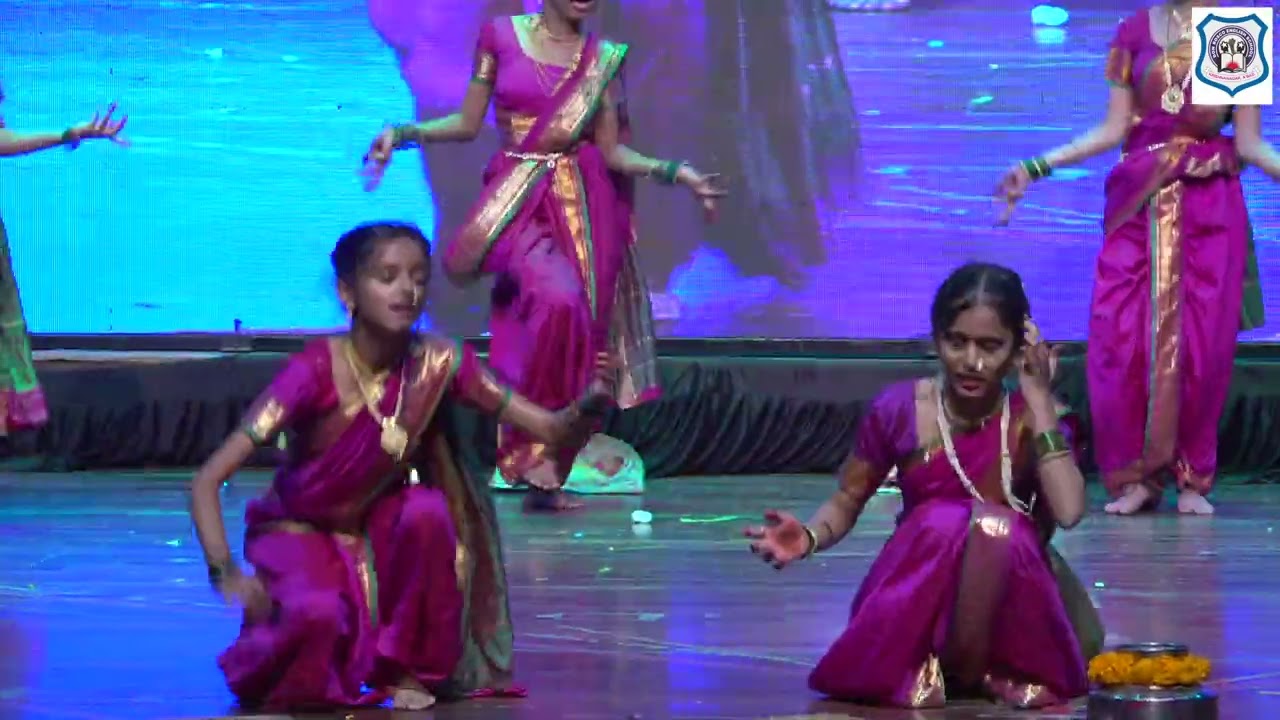 DBES 20th Annual Function  Marathi Prachi Anaya Marathi Culture dance performance by 6th Std.