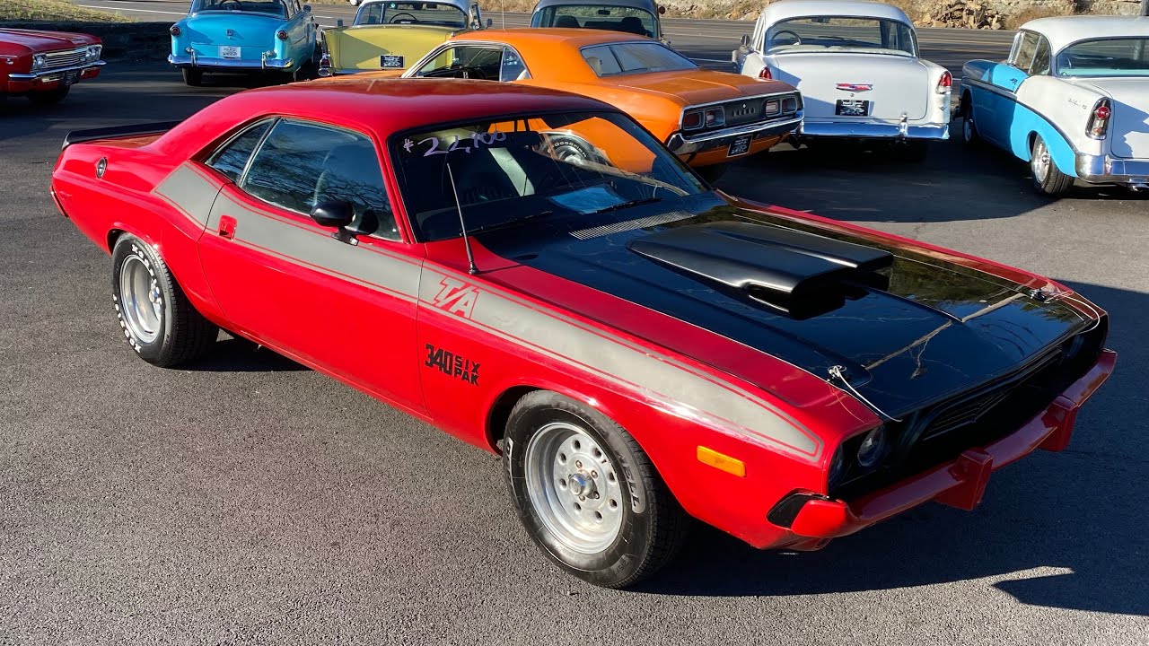 Test Drive 1973 Dodge Challenger SOLD $22,900 Maple Motors #1382