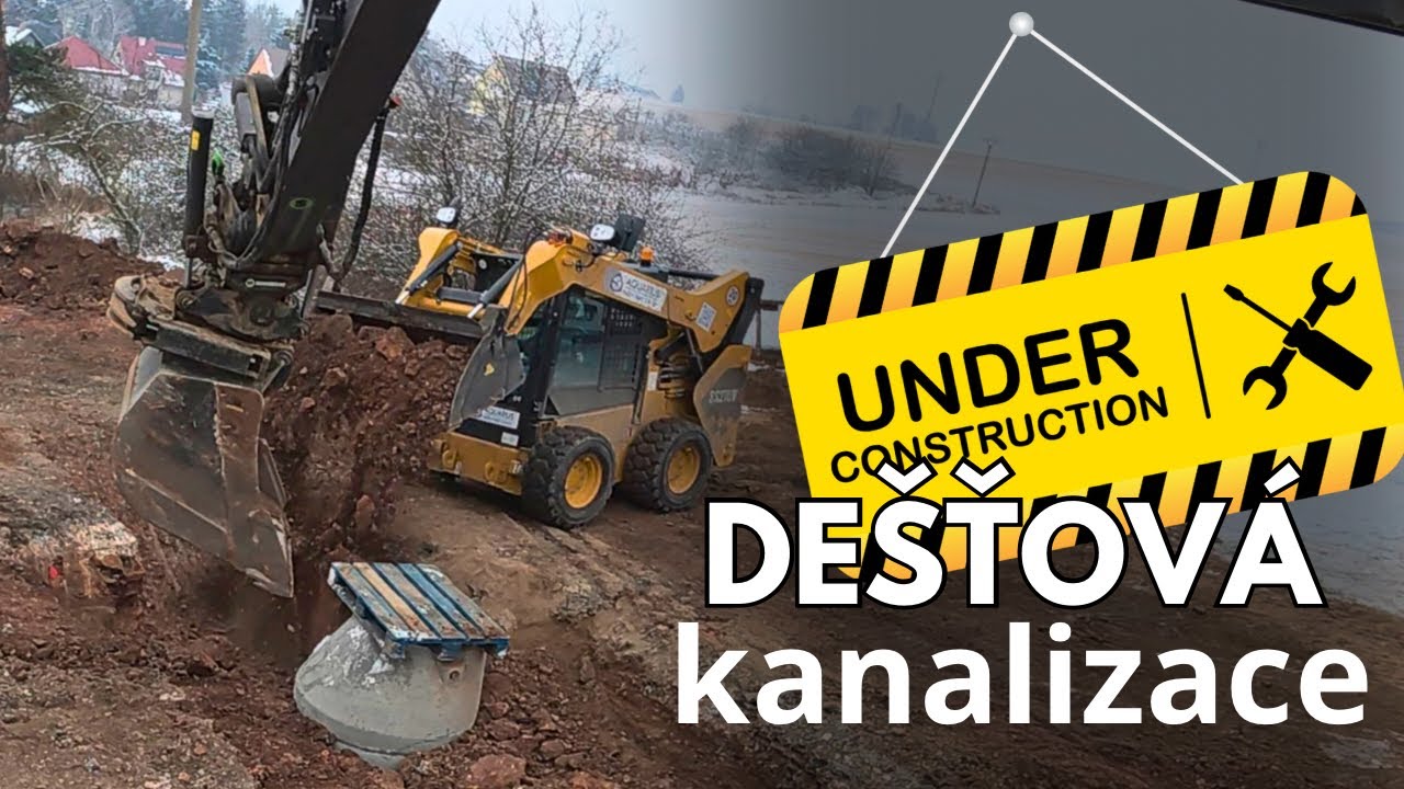 🚧pokračujeme🚧 Dešťová kanalizace