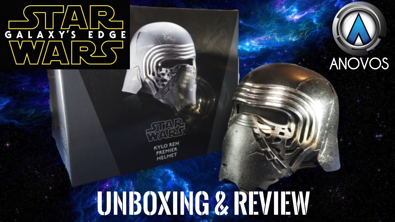 Official Star Wars Galaxy's Edge/Anovos Kylo Ren Helmet Unboxing and Review