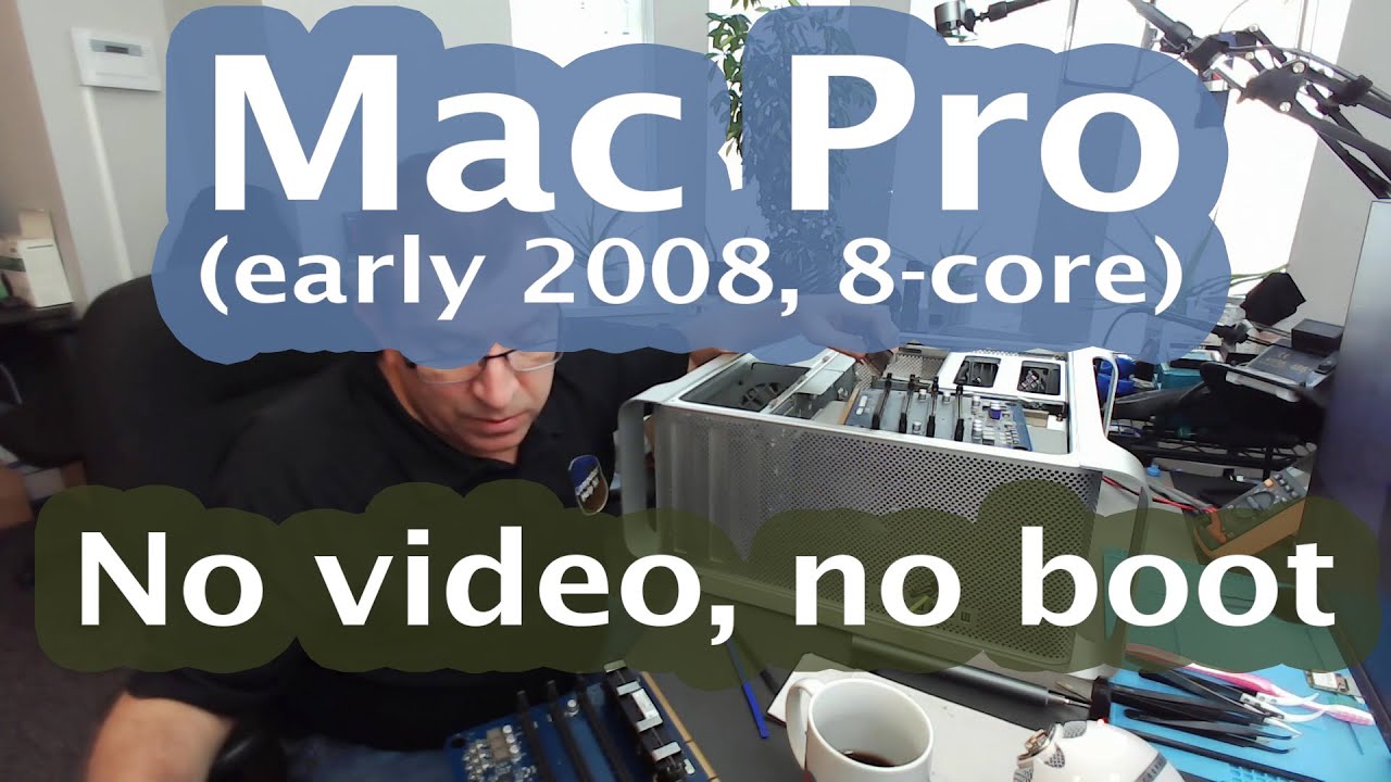 [92] Apple Mac Pro (early 2008, 8-core) - No video or boot
