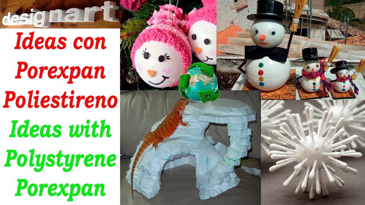Ideas con Corcho o Porexpan