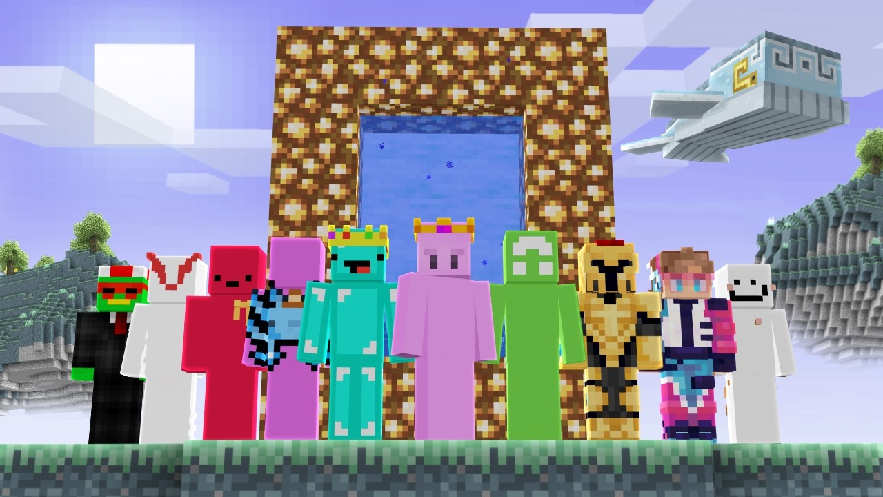 I Put 10 YouTubers in the Minecraft Aether
