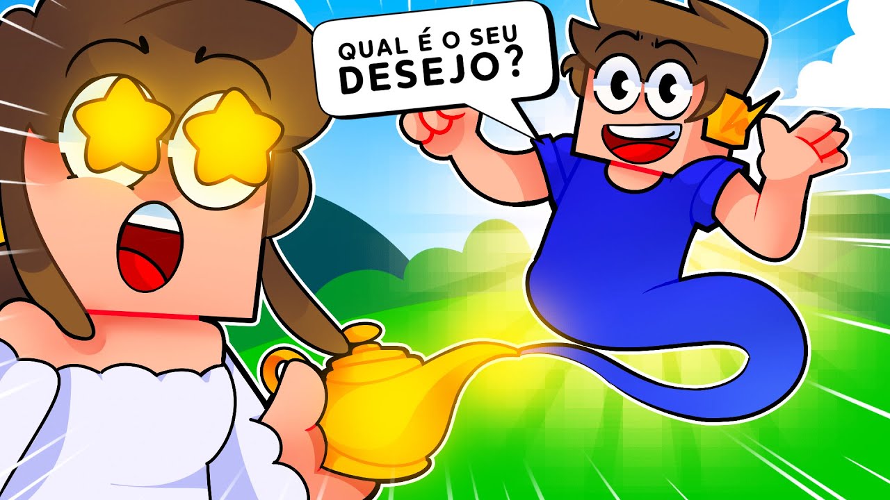 Virei o GÊNIO da LÂMPADA no MINECRAFT