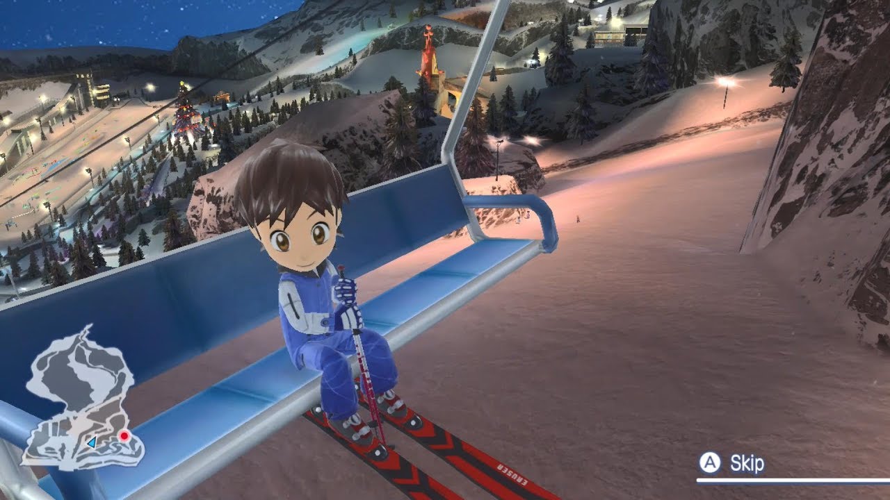 Go Vacation (Nintendo Switch) - Ski Lift in Snow Resort